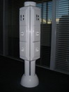 Мини колонна Legrand с электрическими розетками и розетками СКС